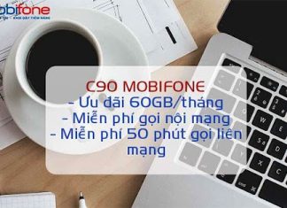Sim số đẹp C90 gói cước ưu đãi của nhà mạng Mobifone 